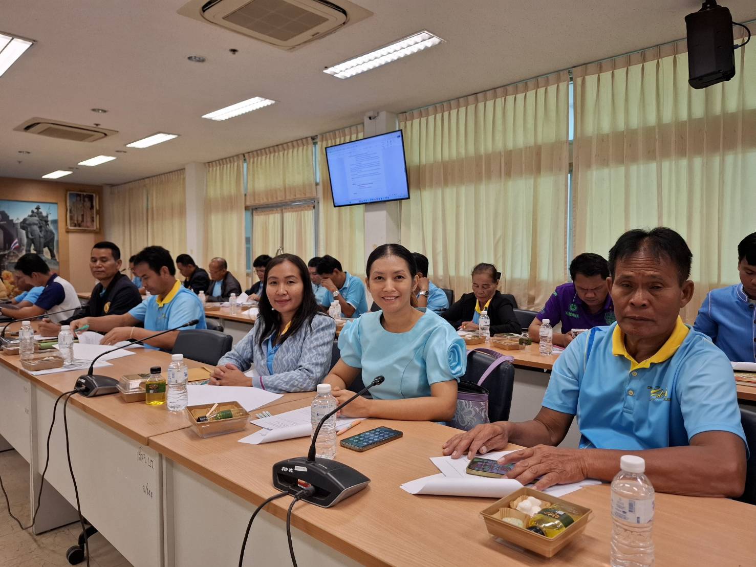 ร่วมประชุมเตรียมความพร้อมการจัดกิจกรรม วันสถาปนากองทุนแม่ของแผ่นดิน และจัดพิธีมอบเงินพระราชทานขวัญถุงกองทุนแม่ของแผ่นดิน ประจำปี 2568
